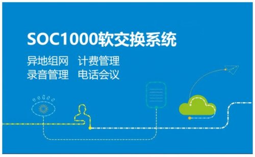 申甌SOC1000軟交換 滿足異地組網計費錄音會議需求