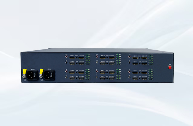 HDMI 1080P4K60 12路多業務視頻光端機