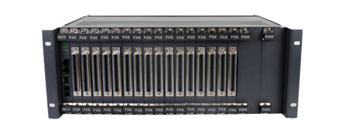 申甌大容量4U語音接入網關——SOT600-IAD-512U